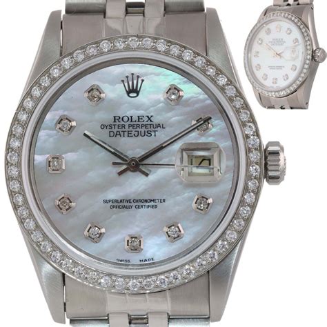 rolex datejust stainless steel bezel|replacement rolex bezel.